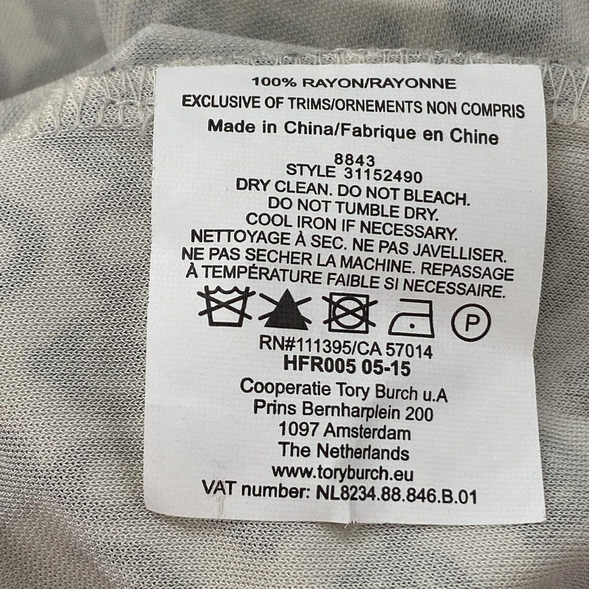 中身確認用 TORY BURCH(トリーバーチ) ワンピース サイズM M レディース美品 - 白