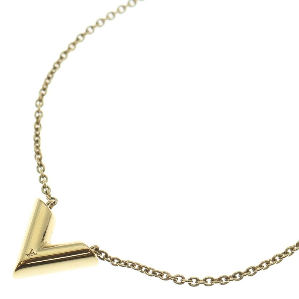 LOUIS VUITTON (ルイヴィトン) エセンシャルV ネックレス ゴールド
