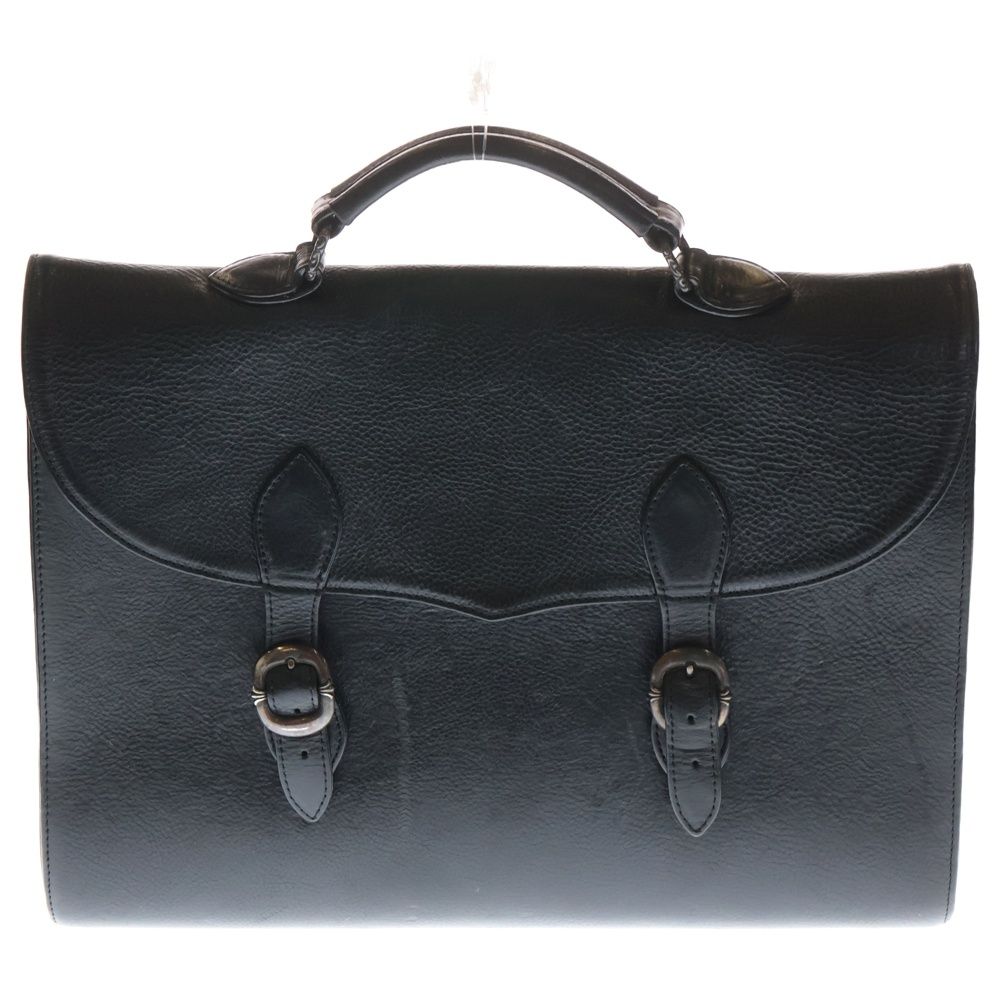 CHROME HEARTS クロムハーツ GUNSLINGER ガンスリンガー レザー ブリフケース ビジネスバッグ ブラック