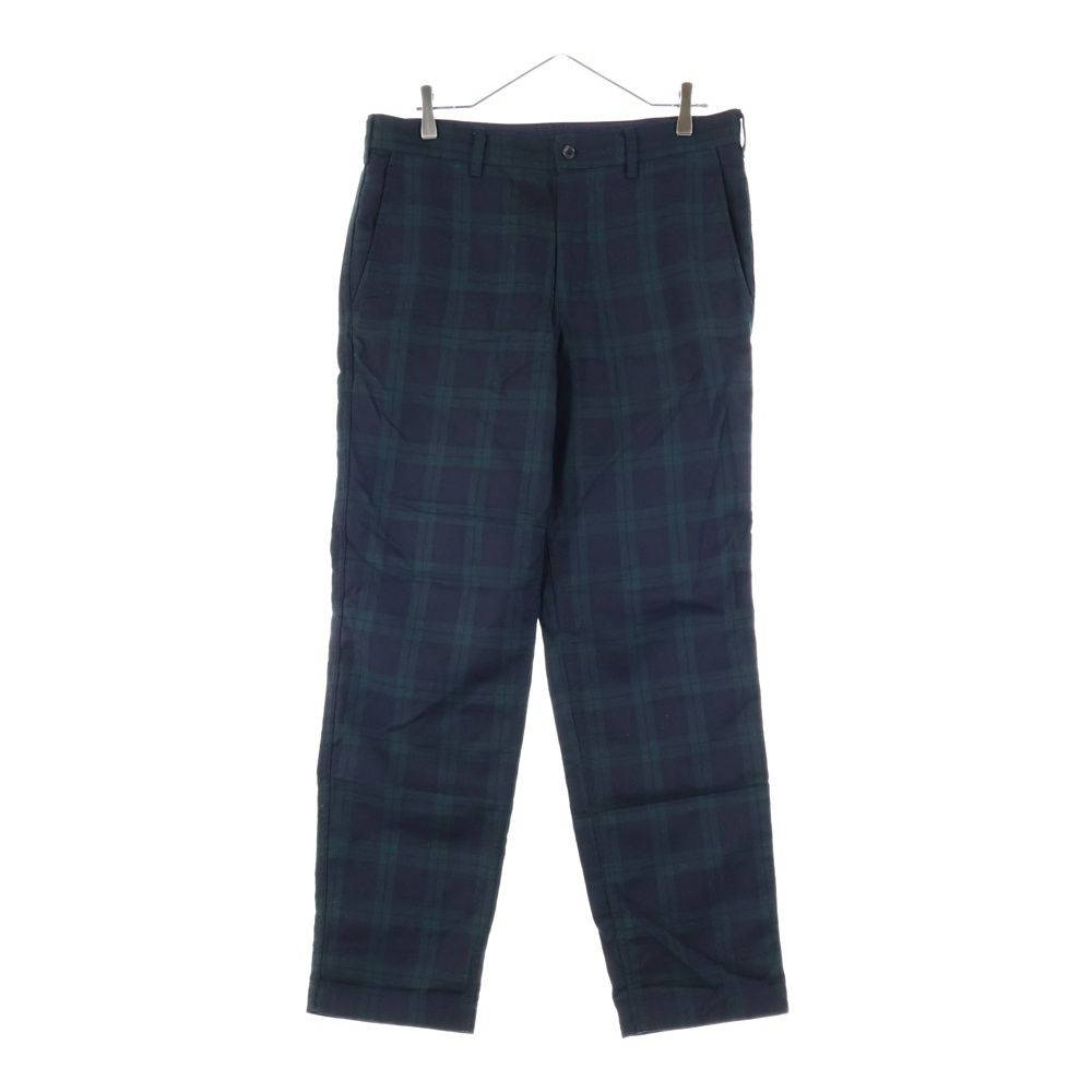 COMME des GARCONS HOMME コムデギャルソンオム 13 AW AD 2025 ウール チェック パンツ グリーン HL‐P 024