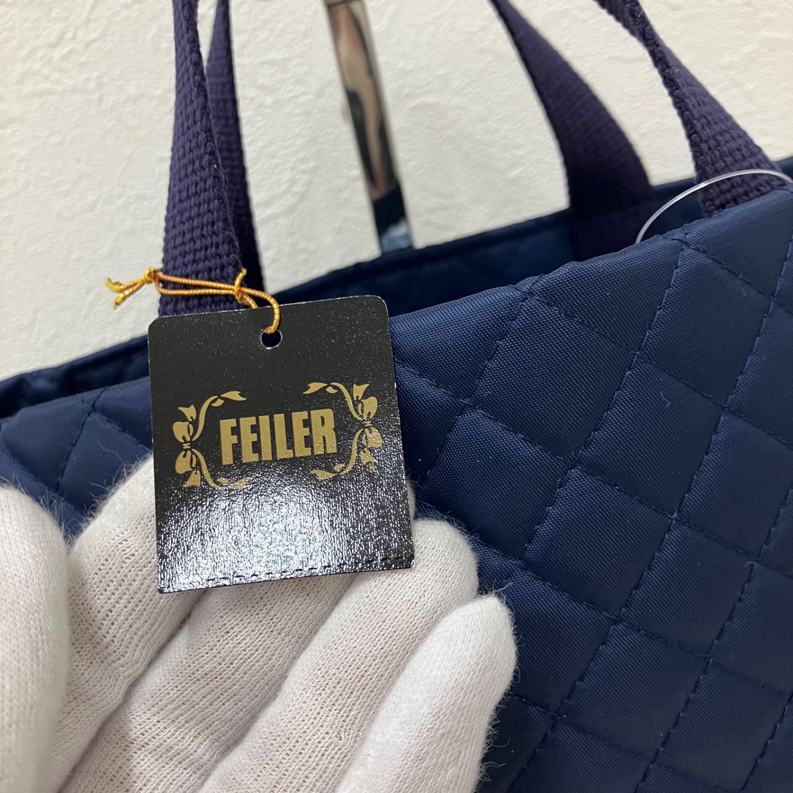 7450 タグ付き 美品 FEILER フェイラー 学校フェイラー バッグインミニ