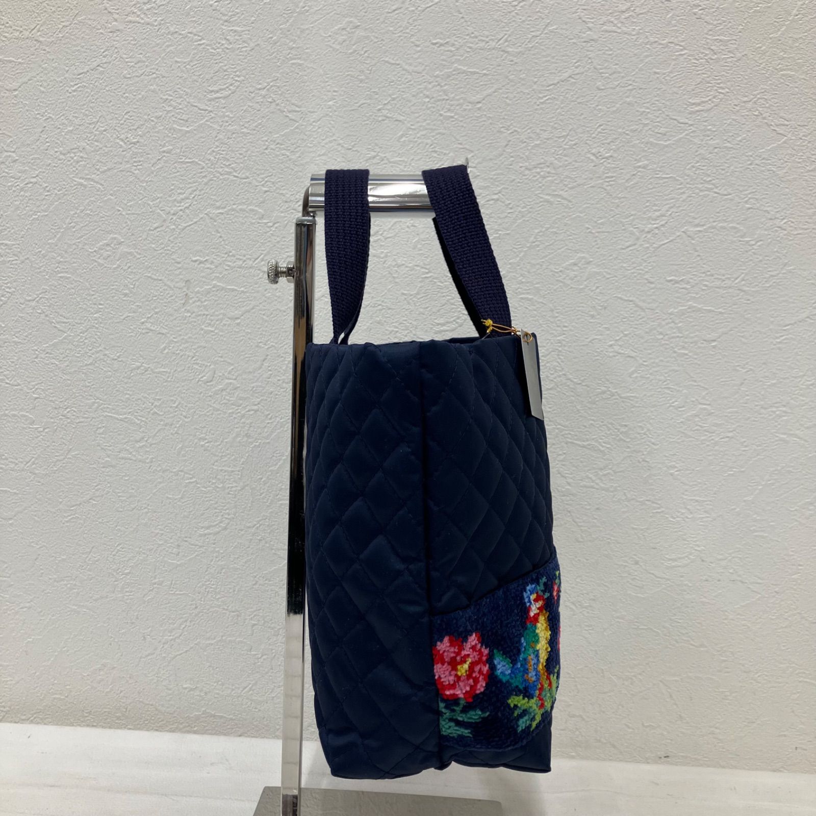 【最安】ネイビー　新品未使用　フェイラー　FEILER 　ハイジ　新品　タグ付 ✨新品タグ付✨学校フェイラー バッグインミニバッグ FEILER ハイジ