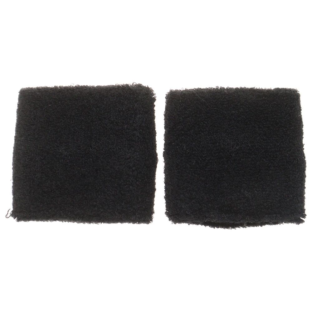 CHROME HEARTS クロムハーツ SWEATBAND WRIST エナメルクロスパッチリストバンド ブラック ホワイト