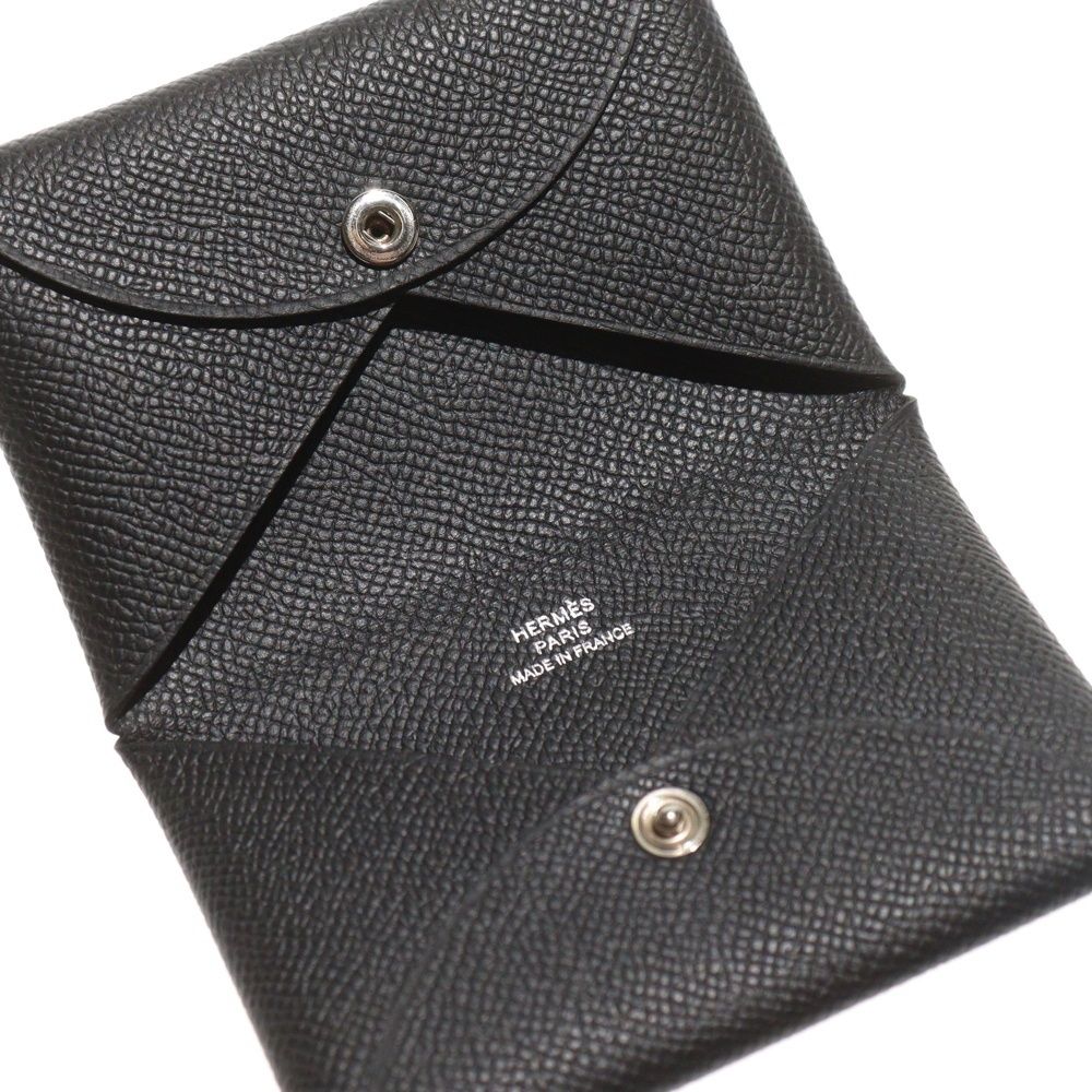 HERMES (エルメス) カルヴィデュオ カードケース ヴォーエプソン W刻印