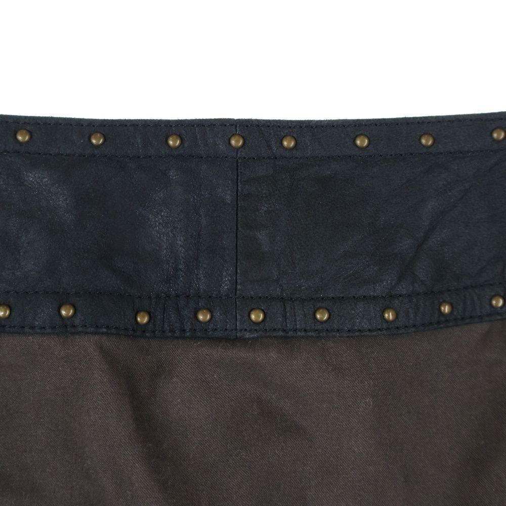 SHARE SPIRIT (シェアスピリット) スタッズ レザー切替 アシンメトリー SHARE SPIRIT (シェアスピリット) スタッズ レザー切替 アシンメトリー