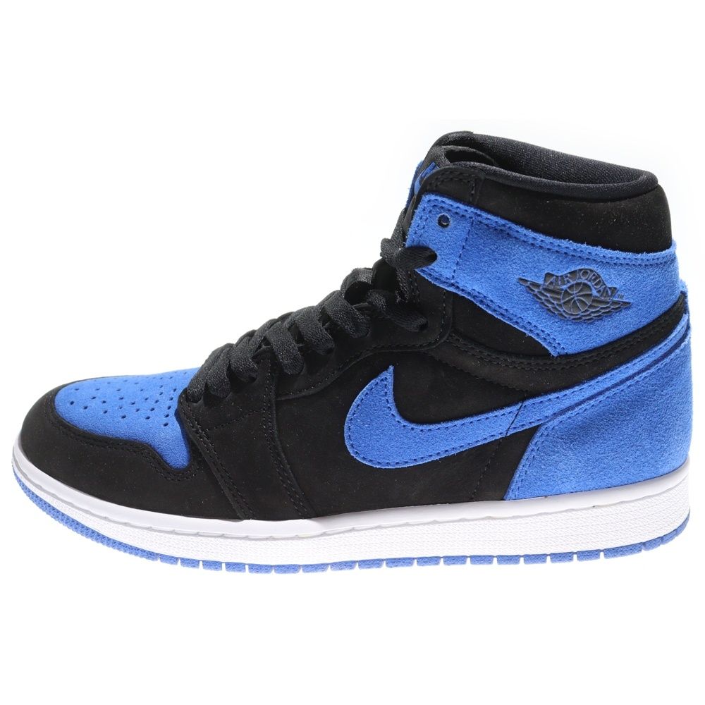 NIKE ナイキ AIR JORDAN 1 RETRO HIGH OG ROYAL DZ 5485-042 エアジョーダン1 レトロ ロイヤル リイマジンド ハイカットスニーカー ブラック ブルー US 8 26.0 cm