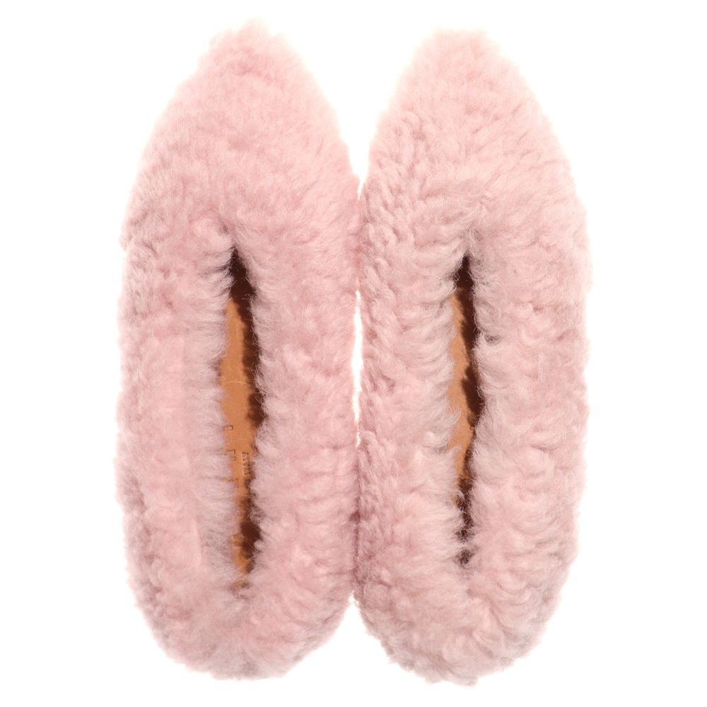 MARNI (マルニ) フスベット ボア サンダル レディース ピンク - メルカリ