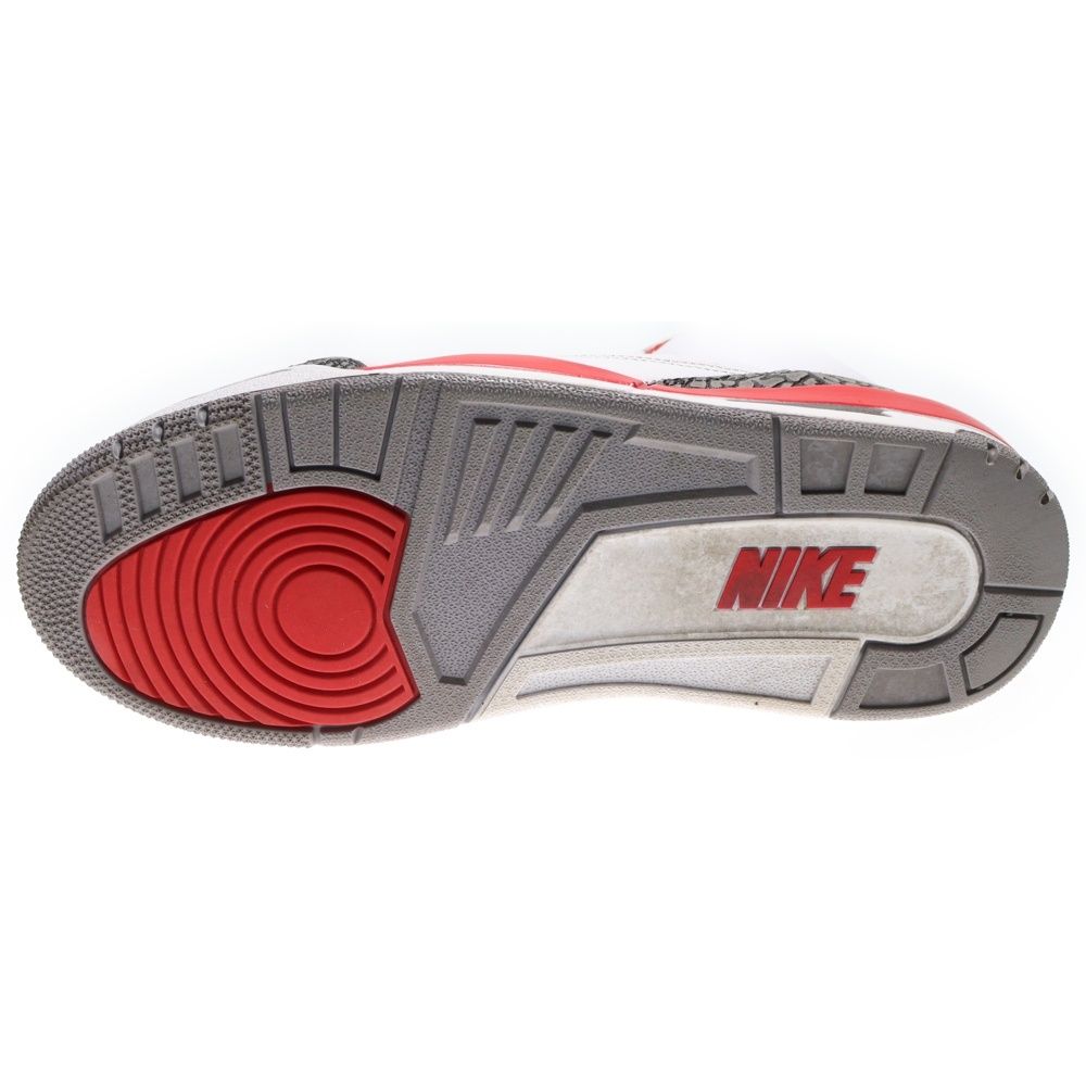 NIKE ナイキ AIR JORDAN 3 RETRO エアジョーダン レトロ ファイヤーレッド ハイカットスニーカー ホワイト レッド US 9 5 27 cm DN 3707 160 スニーカー 靴