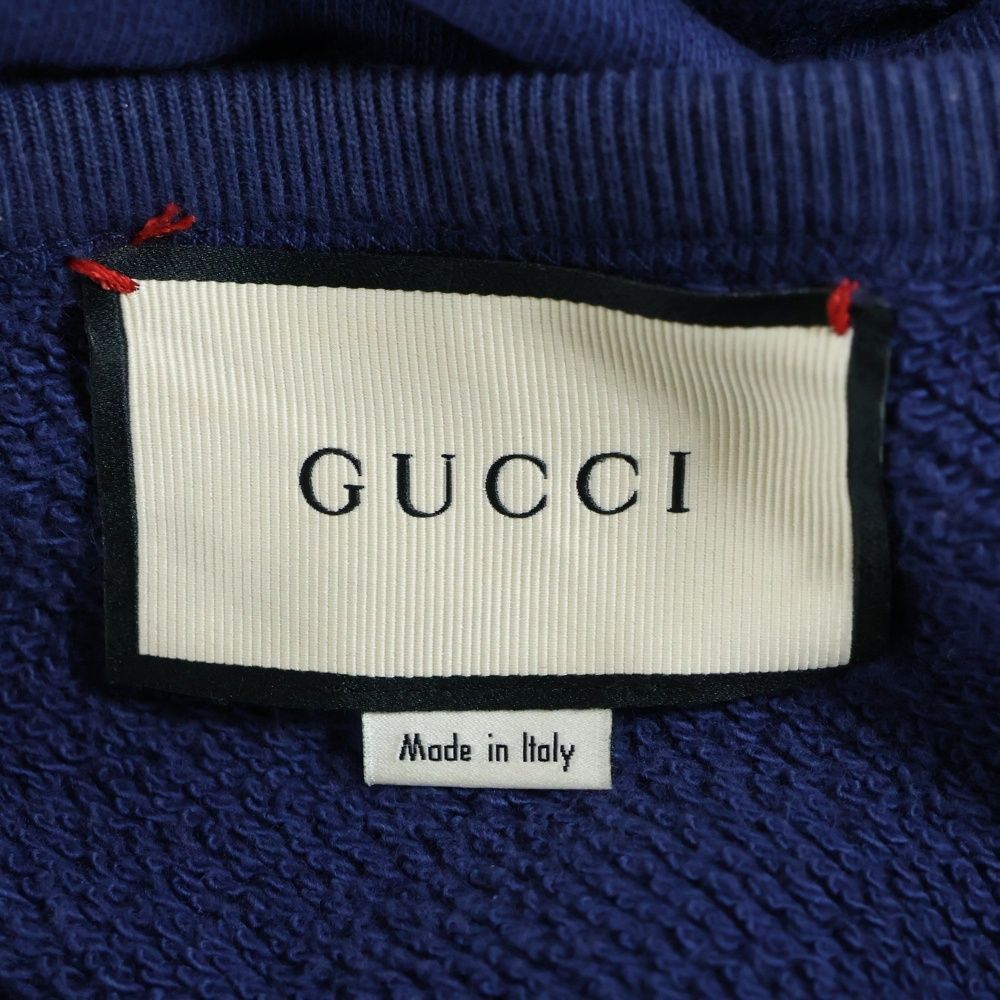 GUCCI (グッチ) 三匹の子豚 ピッグ 刺繍 ロゴプリント クルーネック