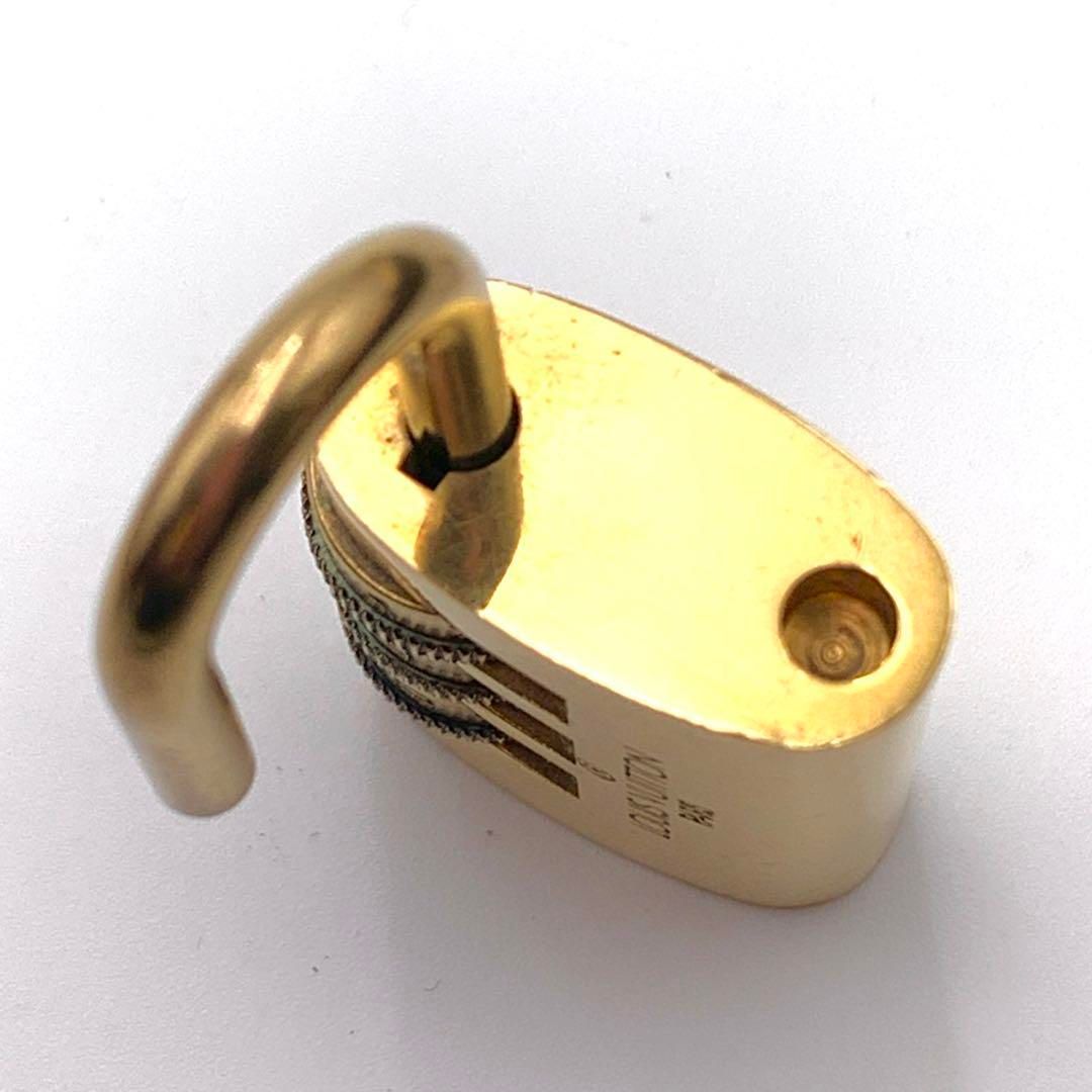 ルイヴィトン カデナ 南京錠 説明書付 ダイヤル式 ゴールド - メルカリ