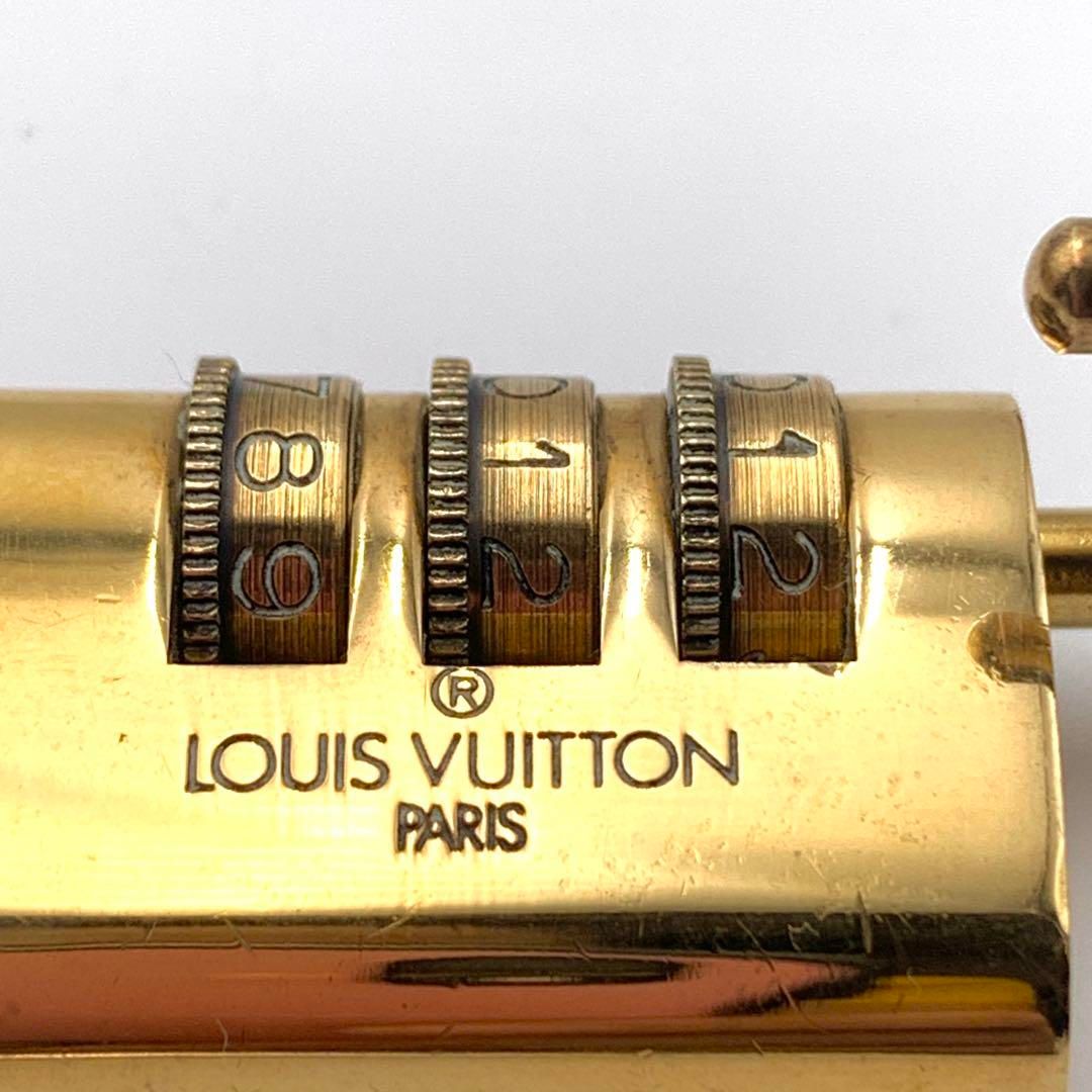 ルイヴィトン カデナ 南京錠 説明書付 ダイヤル式 ゴールド - メルカリ