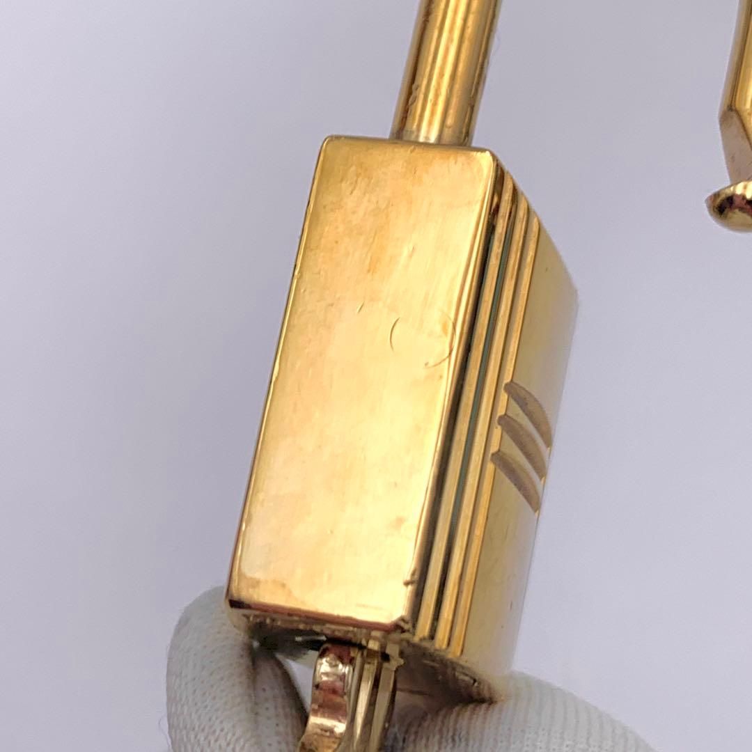 エルメス カデナ 24Kメッキ No.110 110番 鍵付き カデナキー