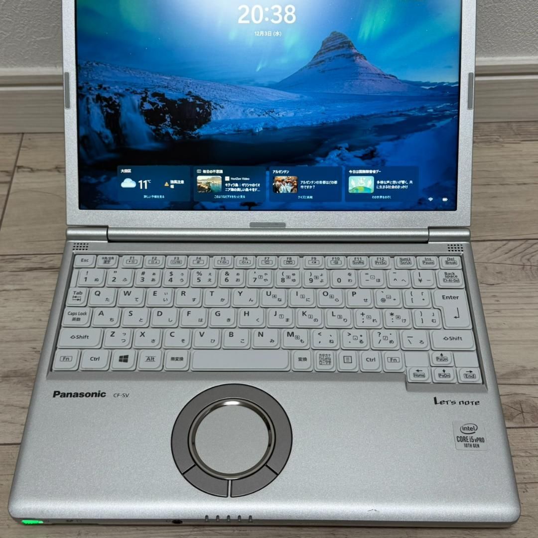 バッテリー良好Let's note i5 10世代 8G 256GB Win11 Office付き 即納