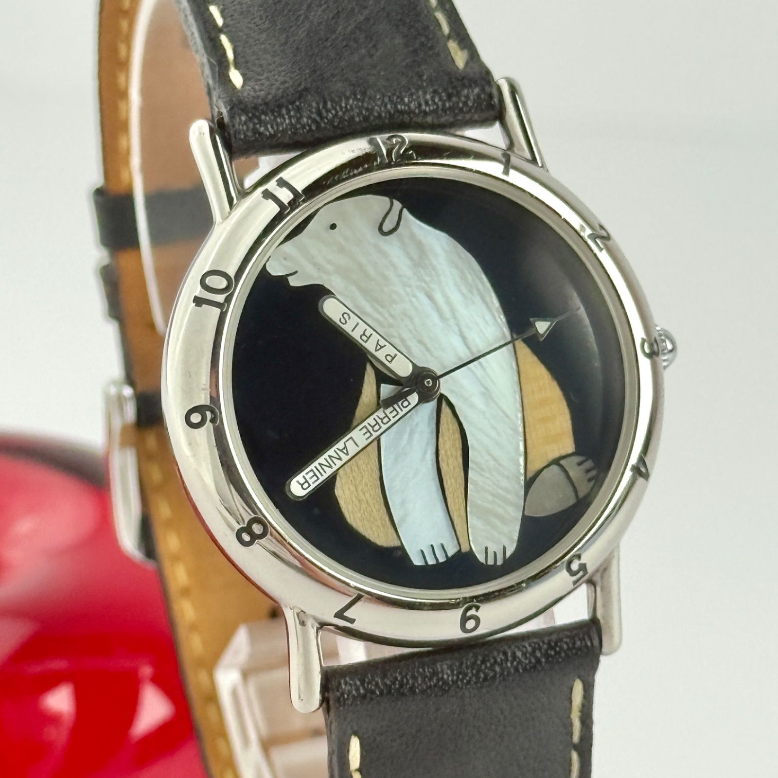 999本限定】ピエールラニエ しろくま 男女兼用 新品電池 腕時計 645