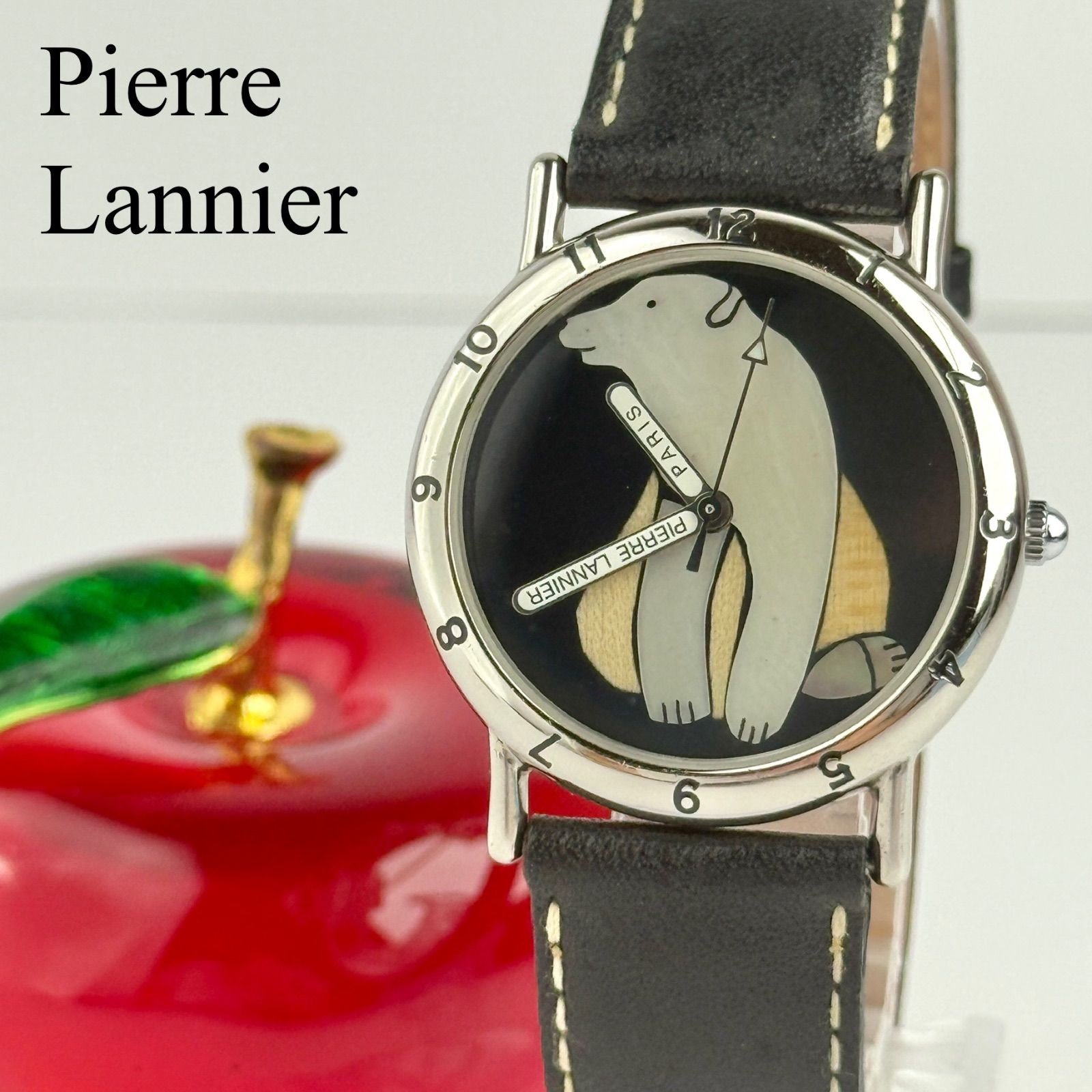 999本限定】ピエールラニエ しろくま 男女兼用 新品電池 腕時計 645