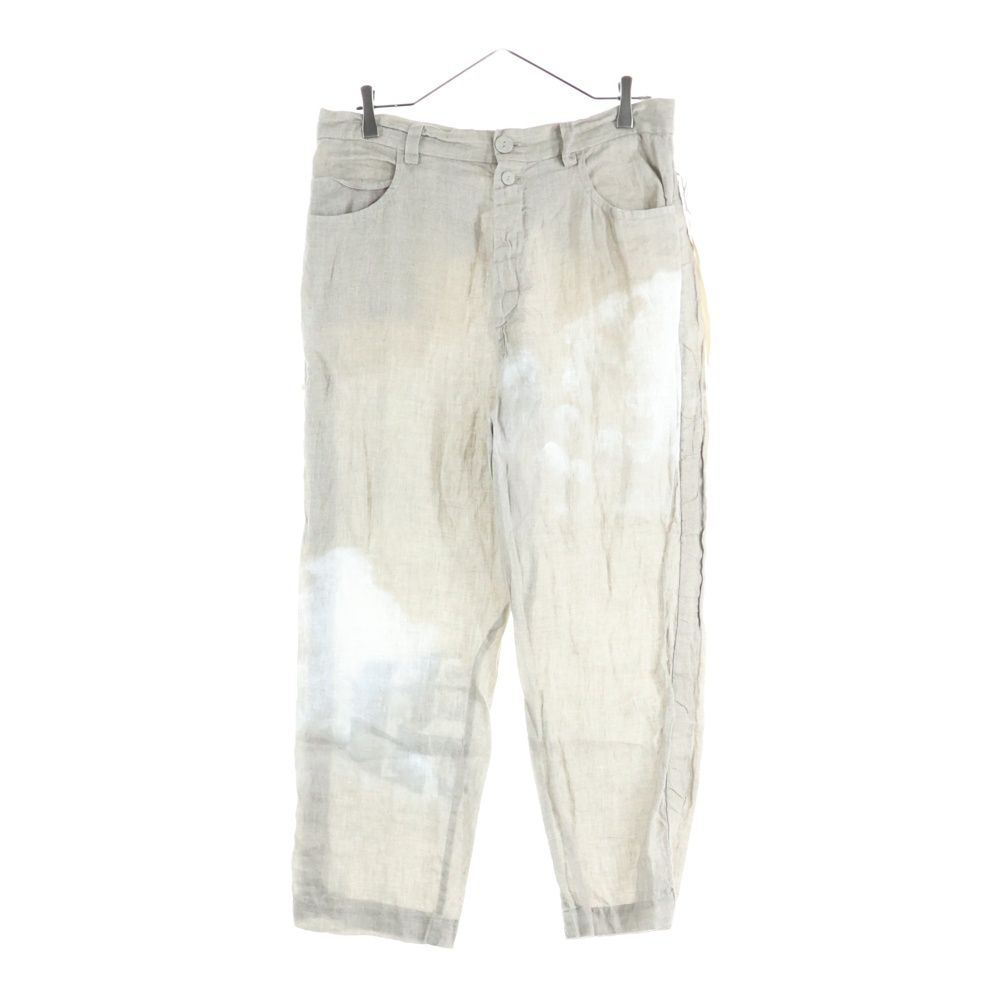 アンダーカバー 25 SS グラフィックデザイン リネンパンツ ベージュ 1