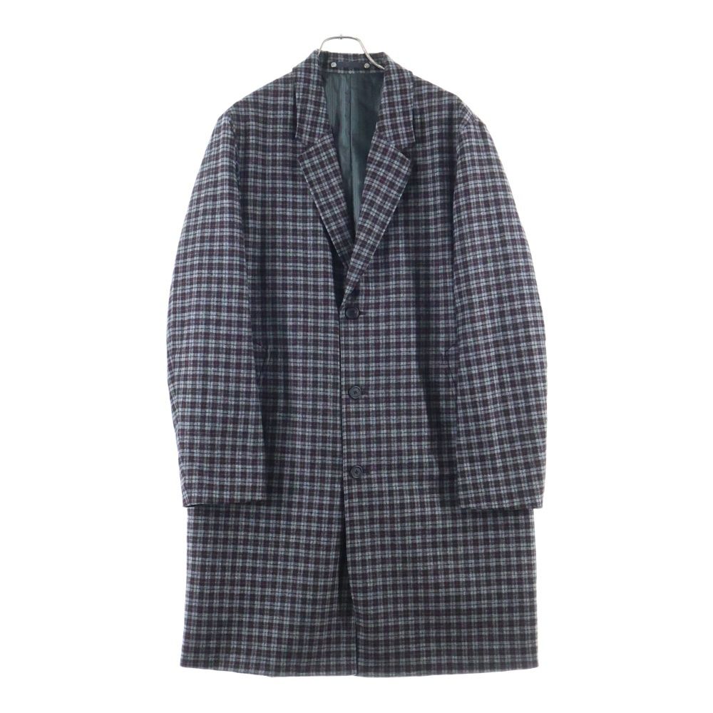 Paul Smith (ポールスミス) チェック ウール チェスター コート Paul Smith (ポールスミス) チェック ウール チェスター コート