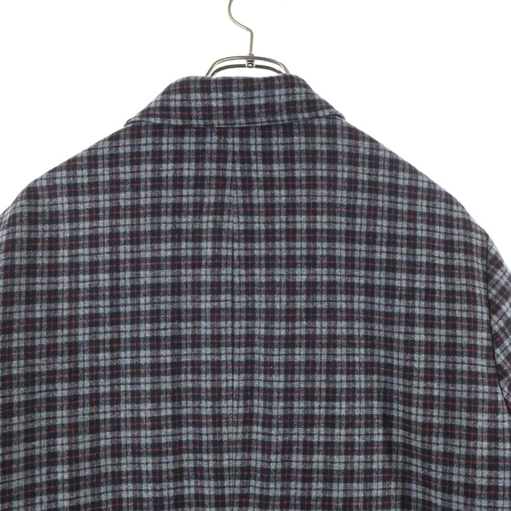 Paul Smith (ポールスミス) チェック ウール チェスター コート グレー