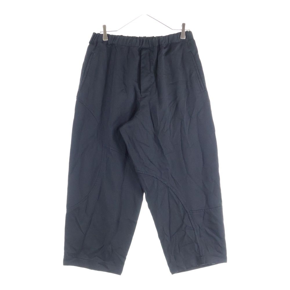 BLACK COMME des GARCONS ブラックコムデギャルソン 16 AW AD 2016 ポリエステル裁断デザイン ドローストリング パンツ ブラック 1 R P 014