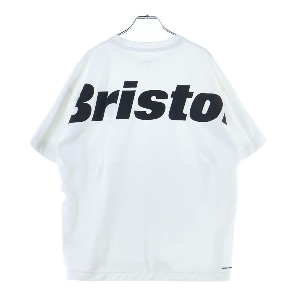 F.C.R.B./F.C.Real Bristol/FCRB (エフシーアールビー/エフシーレアルブリストル) 23AW BIG LOGO WIDE TEE ビッグロゴ ワイドシルエット 半袖 カットソー Tシャツ ホワイト FCRB-232008