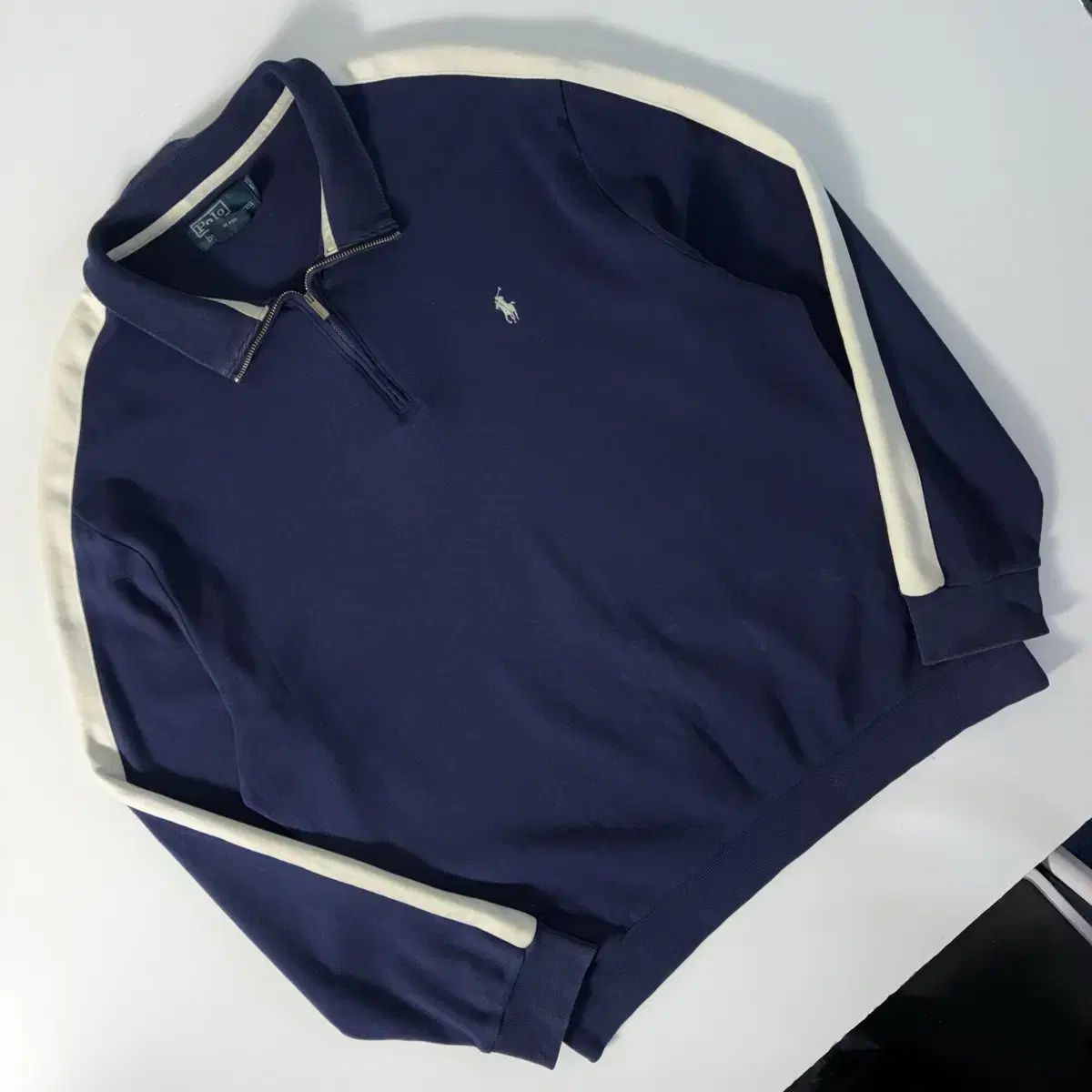 POLO ポロ ラルフローレン 刺繍 ハーフジップ スウェット シャツ