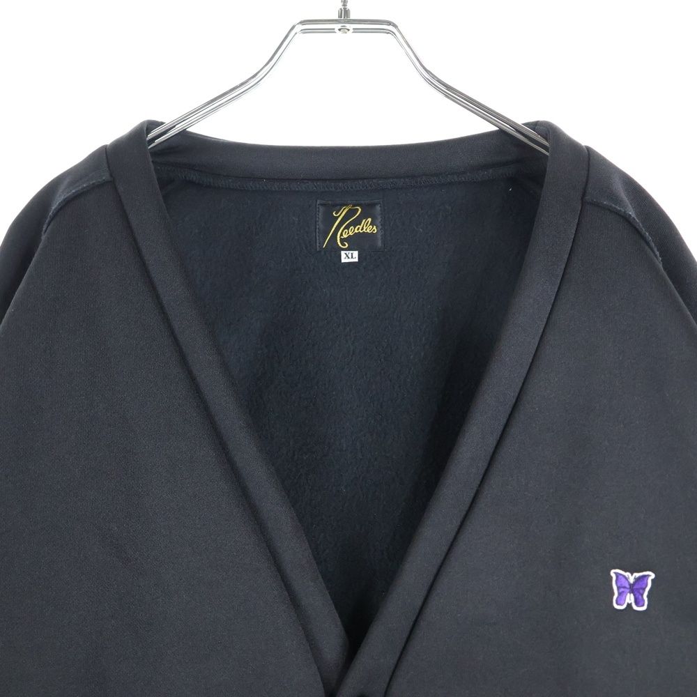 Needles (ニードルス) パピヨン刺繍 中綿 Vネックカーディガン