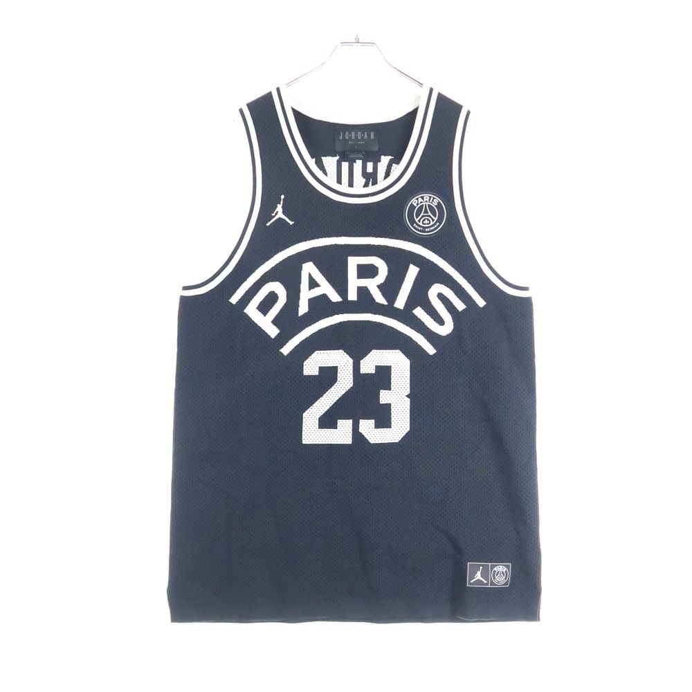 NIKE ナイキ ×JOURDAN ×PARIS SAINT GERMAIN TANKTOP ジョーダン パリサンジェルマン メッシュ タンクトップ ブラック AQ 2259-010