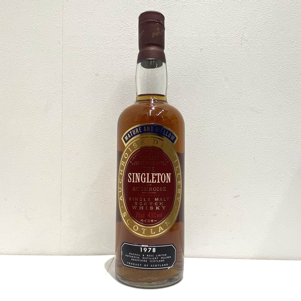 ザ・シングルトン 1978年 43% 750ml 箱付古酒 - メルカリ