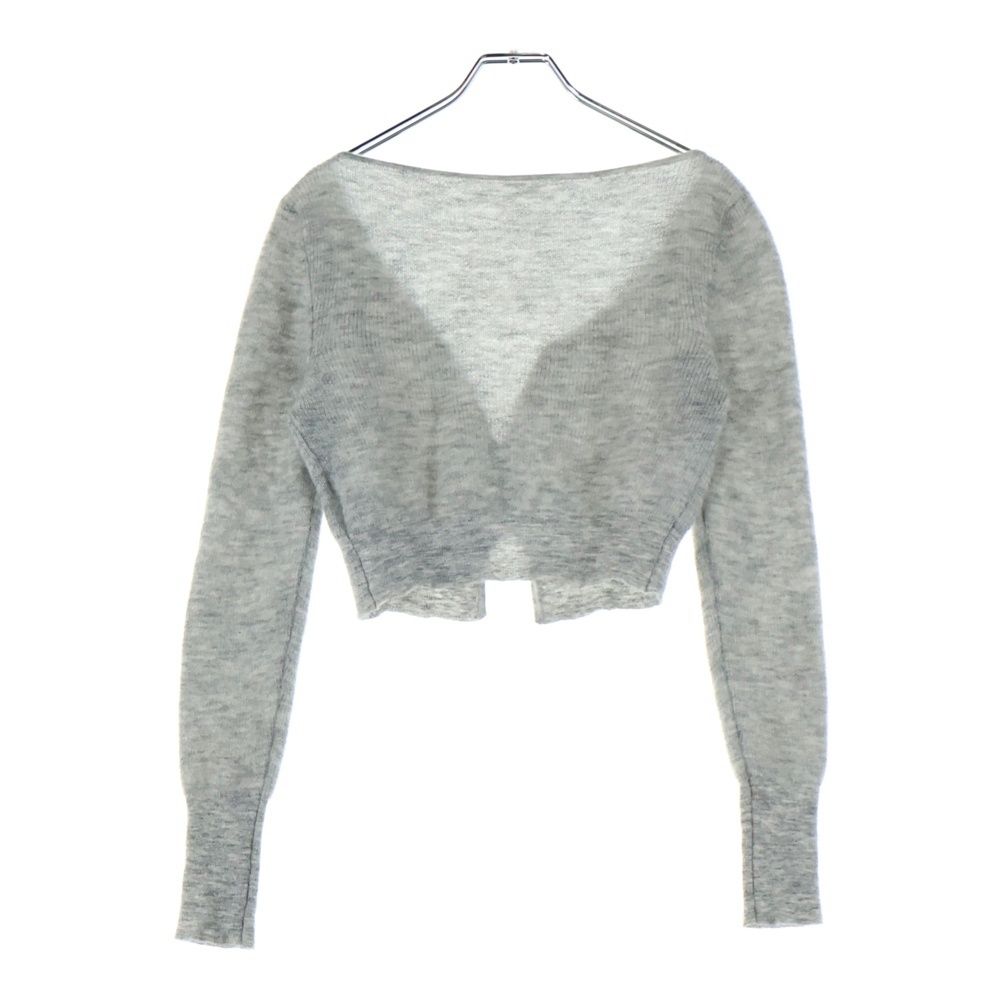 JACQUEMUS (ジャックムス) モヘア Vネック クロップド カーディガン