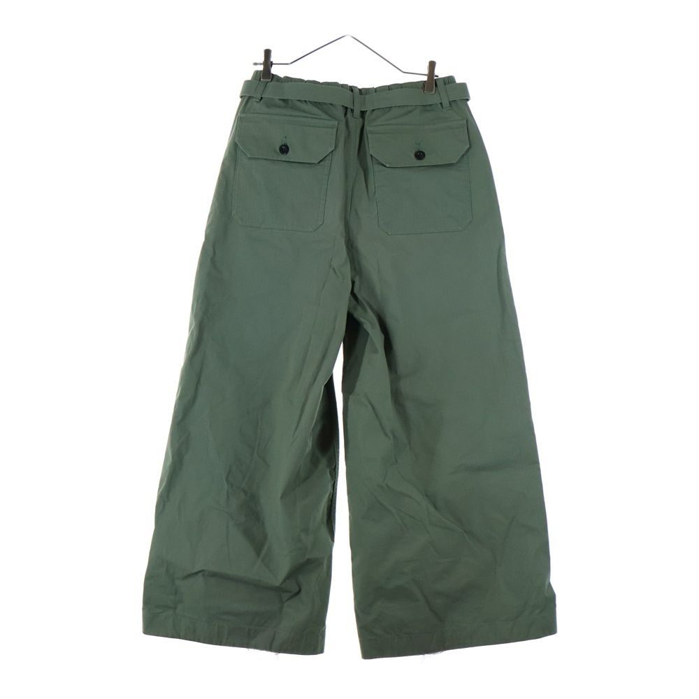 Sacai (サカイ) RipStop trouser ベルト ミリタリー ワイド パンツ