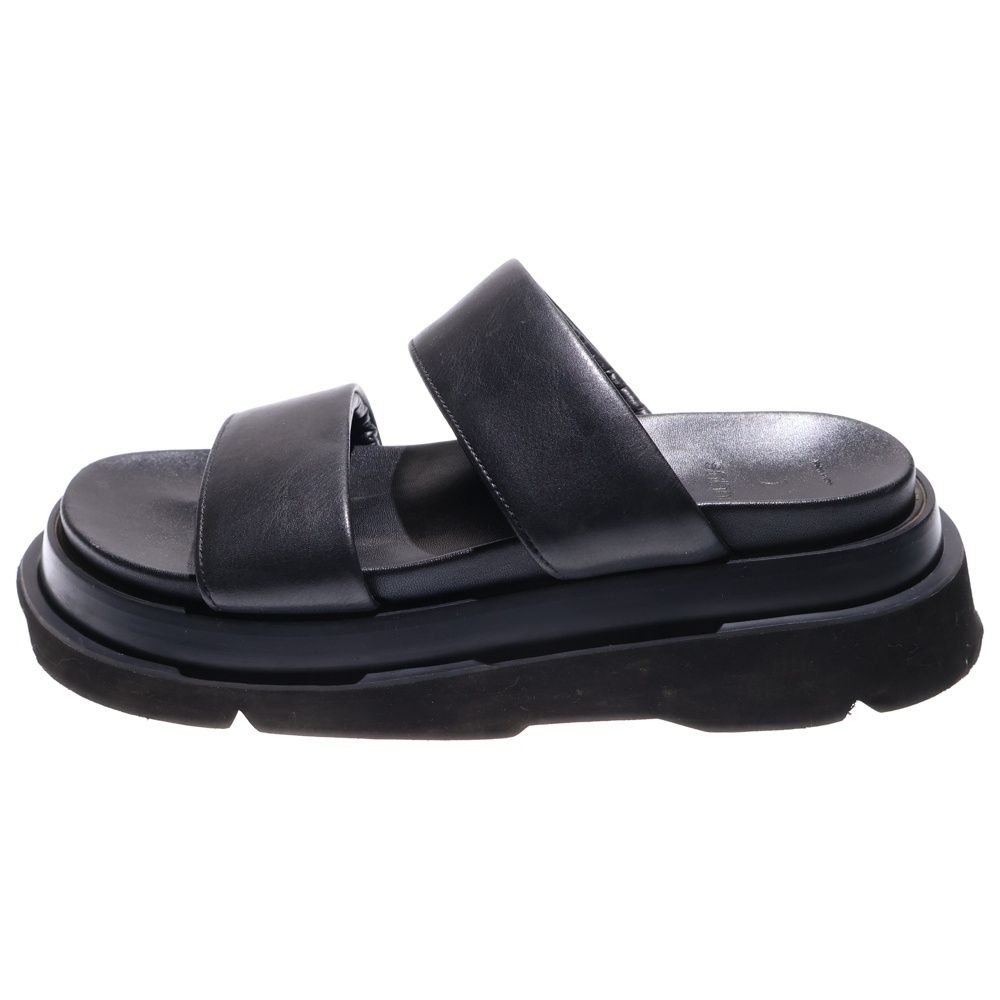 JULIUS (ユリウス) レザー ストラップサンダル ブラック - メルカリ