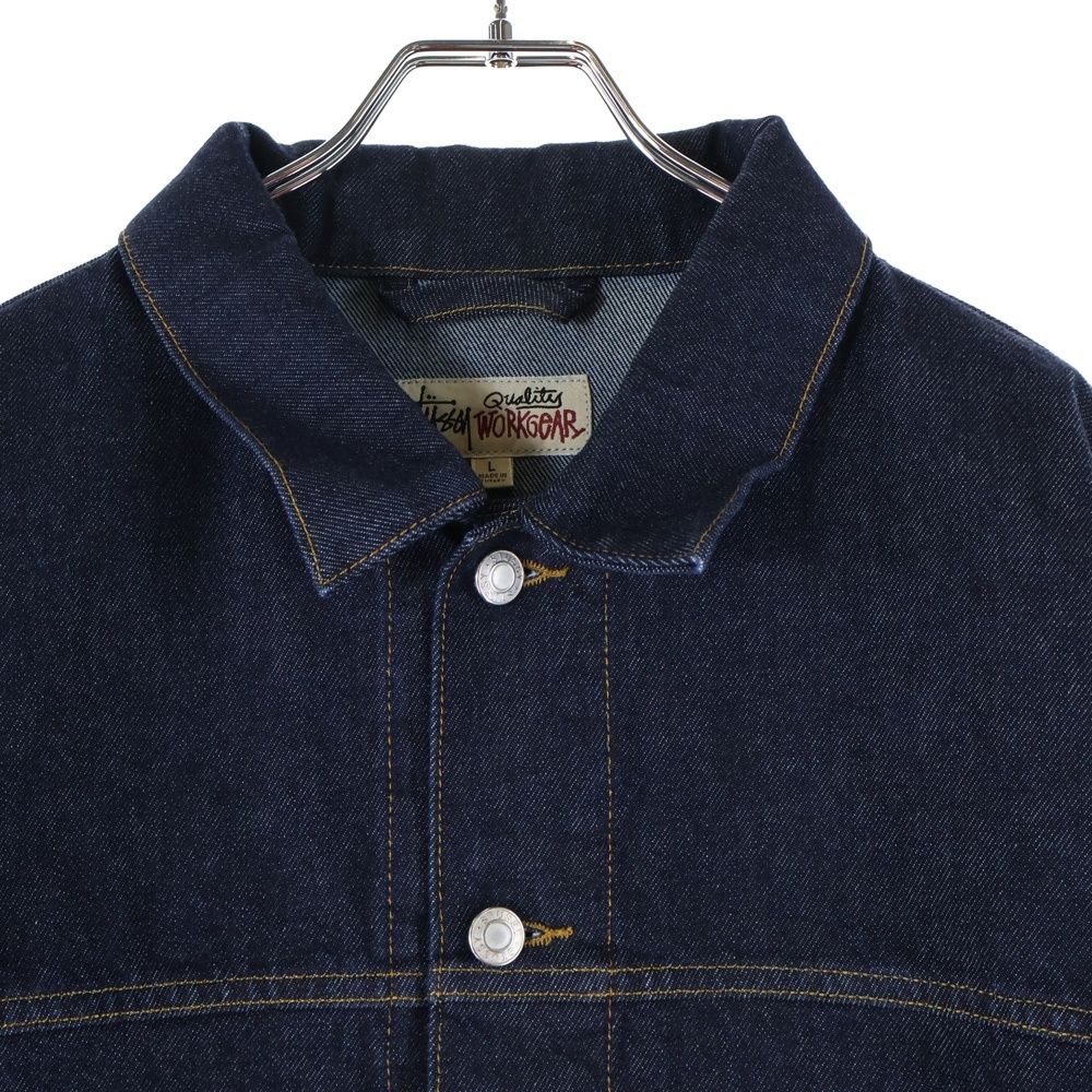 STUSSY (ステューシー) TRUCKER JACKET DENIM トラッカー デニム