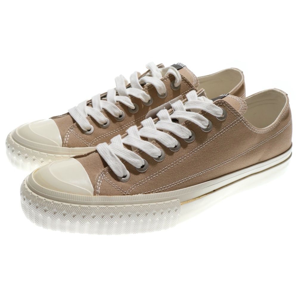 Y s for men ワイズフォーメン 24 SS COTTON CANVAS LOW TOP コットン キャンバス生地 レースアップ ロースニーカー ブラウン MS E 02 061 1 05
