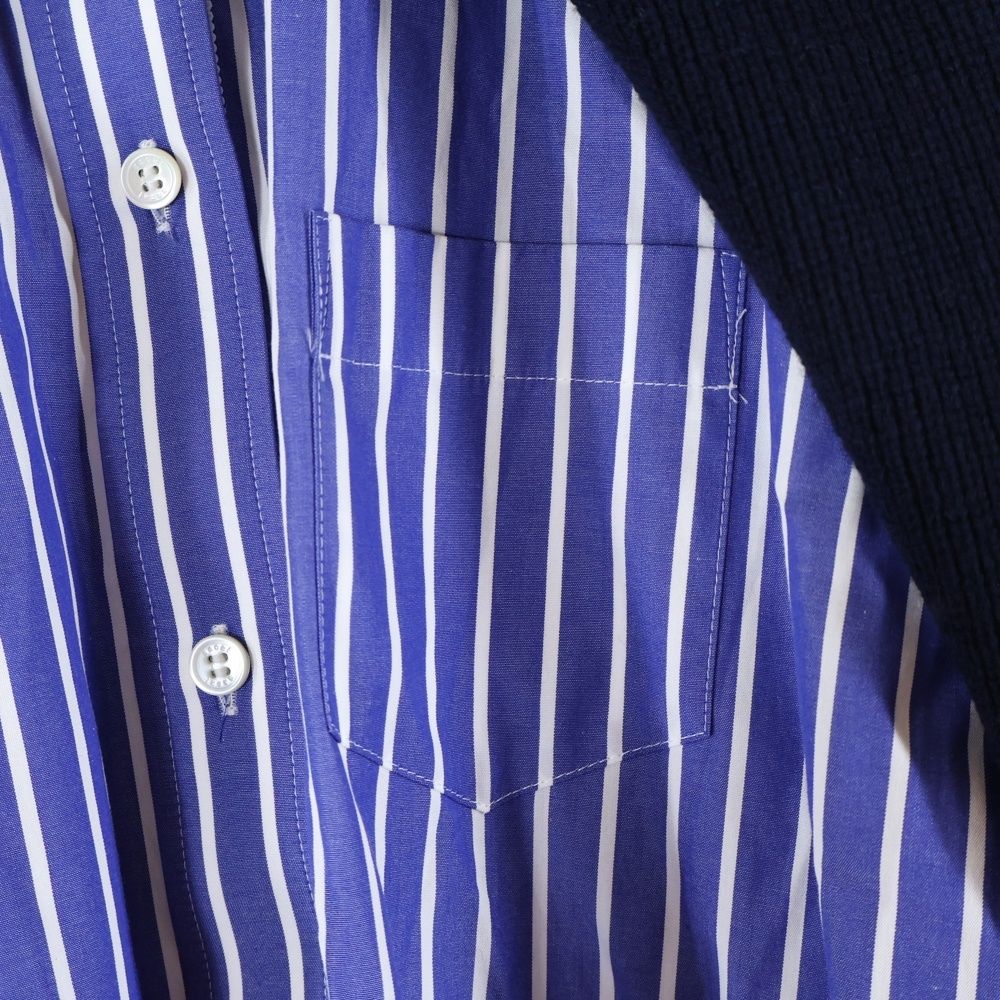 Sacai (サカイ) 21AW ウールニット カーディガン ドッキング