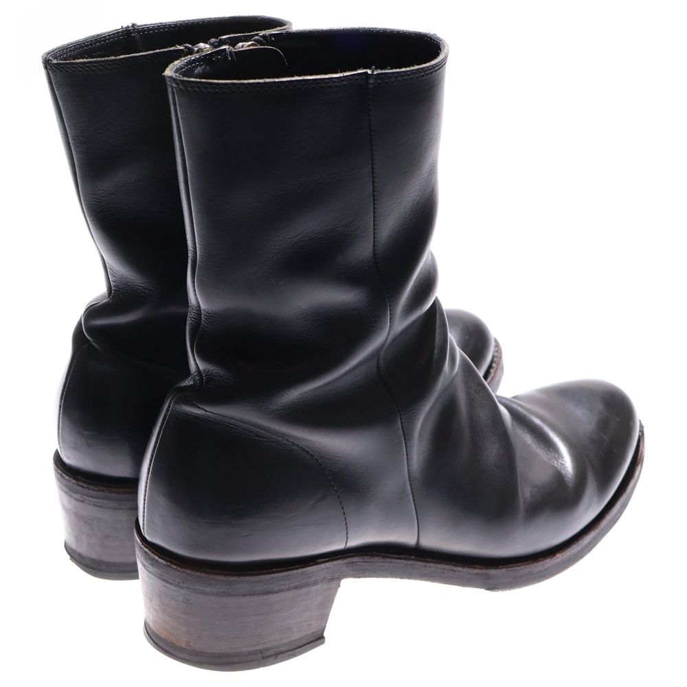 ISAMU KATAYAMA BACKLASH イサムカタヤマバックラッシュ GUIDI CALF CRINKLE SIDEZIP BOOTS グイディ オイルカーフ 製品シワ加工 レザーサイドジップブーツ ブラック 646 - メルカリ