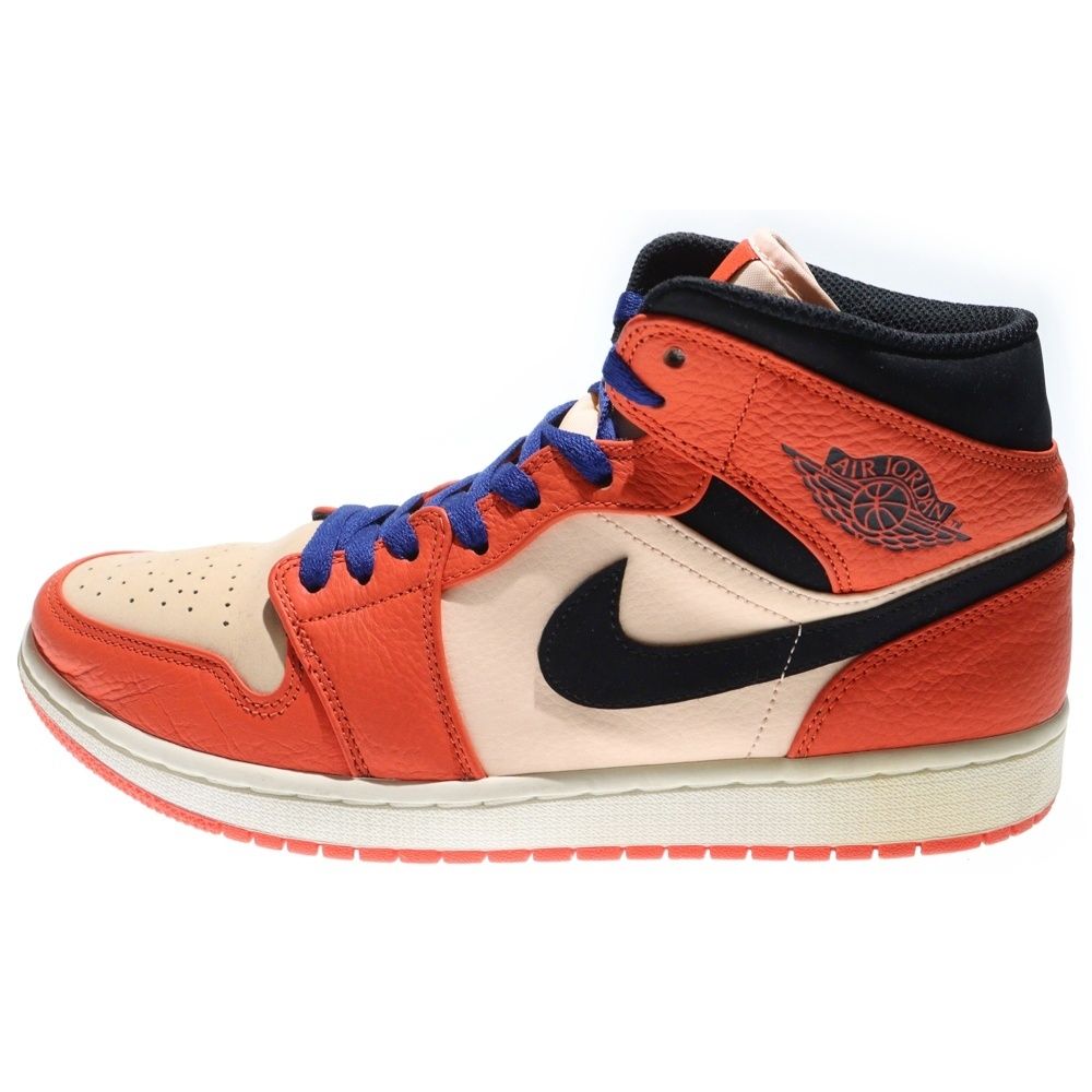 NIKE ナイキ AIR JORDAN 1 MID エアジョーダン1 ミッドカットスニーカー オレンジ ブラック US 10.5 28.5 cm 852542-800