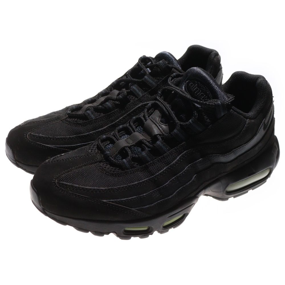 NIKE ナイキ 観賞用 2014年製 AIR MAX 95 TRIPLE BLACK エアマックス95 トリプル ブラック ローカットスニーカー US 10.5 28.5 cm 609048-092