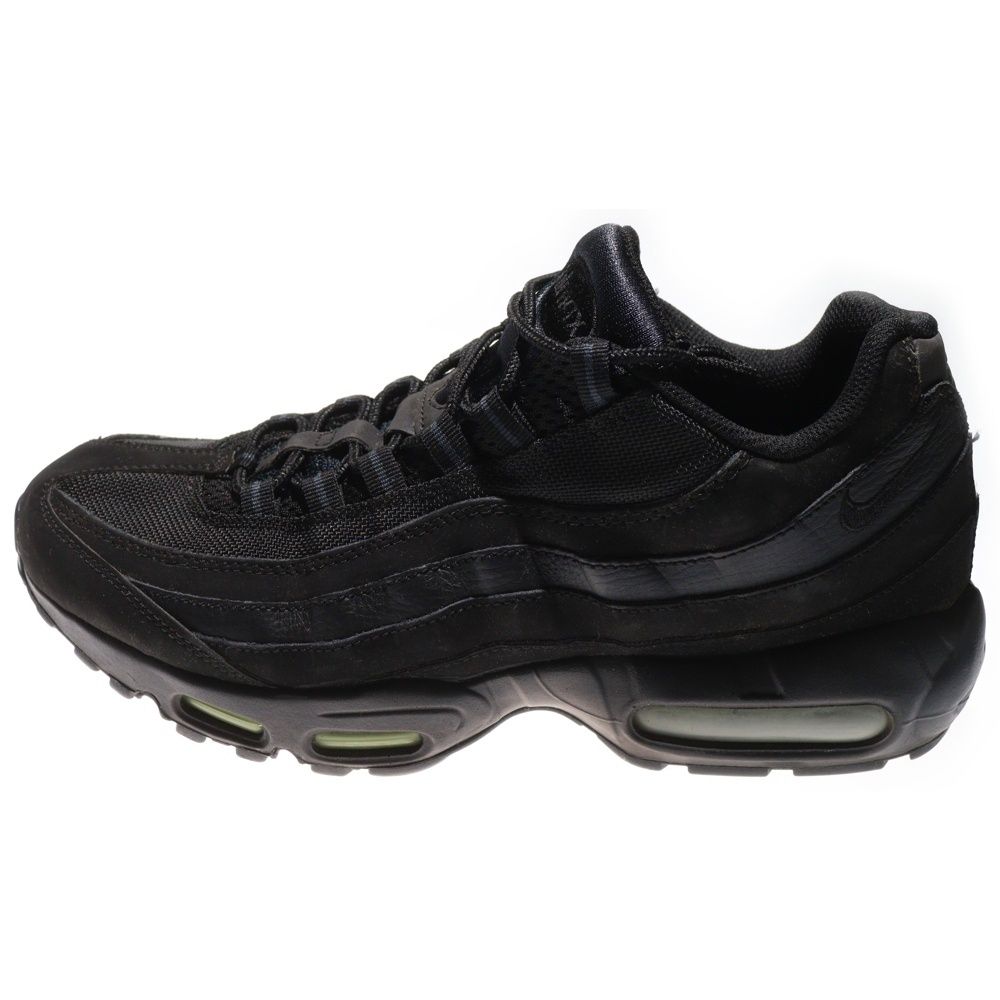 NIKE ナイキ 観賞用 2014年製 AIR MAX 95 TRIPLE BLACK エアマックス95 トリプル ブラック ローカットスニーカー US 10.5|28.5 cm 609048-092