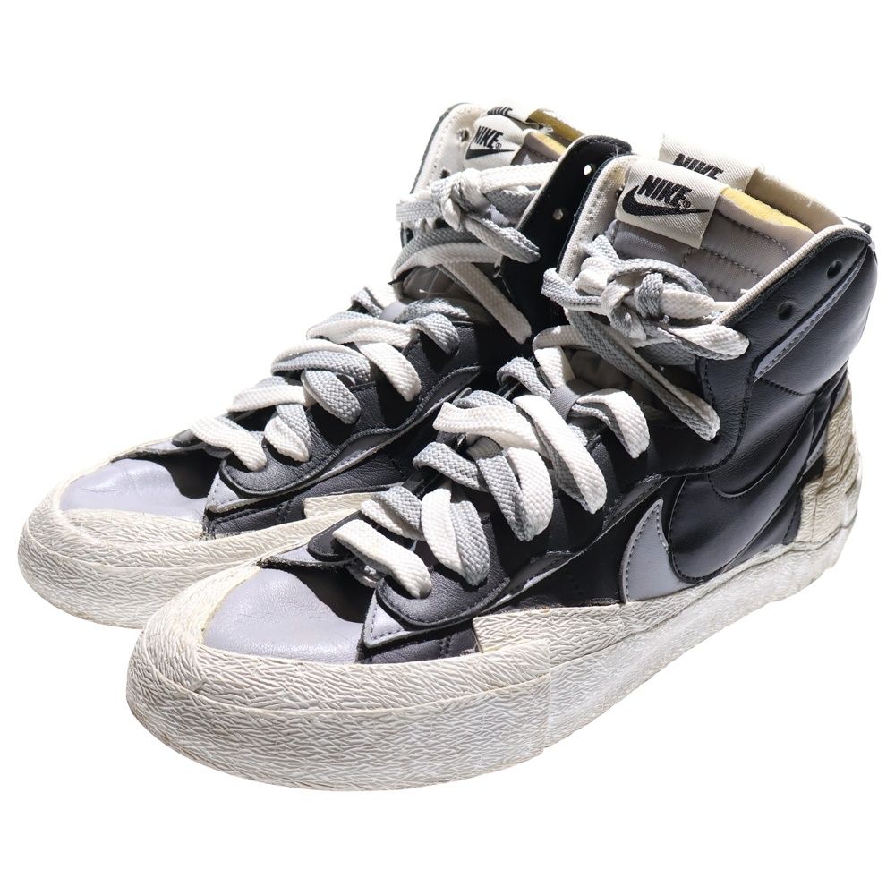 NIKE ナイキ ×Sacai BLAZER MID サカイ ブレーザーミッド ハイカットスニーカー ブラック US 10.5 28.5 cm BV 0072-002