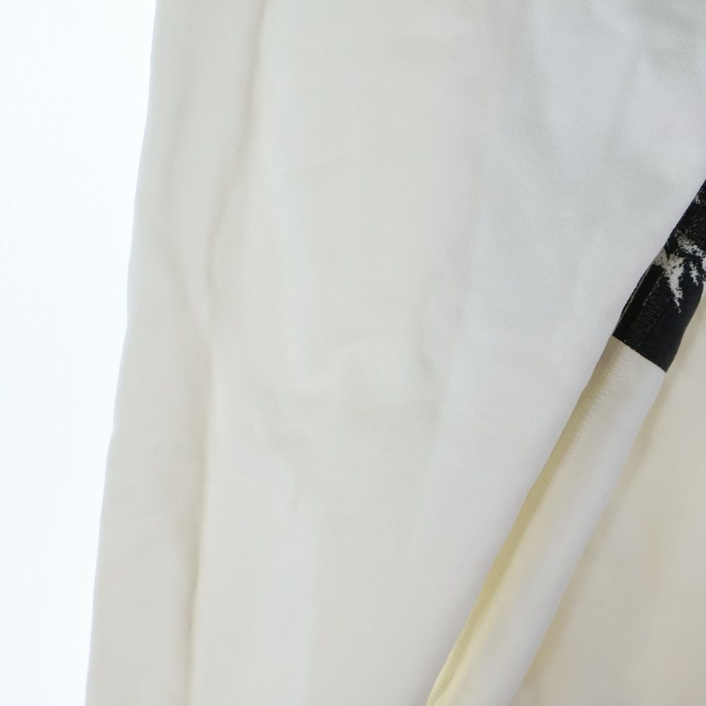 STONE ISLAND ストーンアイランド 20 SS Printing Round Neck Pullover ロゴパッチ プリント ラウンドネック プルオーバー スウェットトレーナー ホワイト パーティー向け トレーナー スウェット 