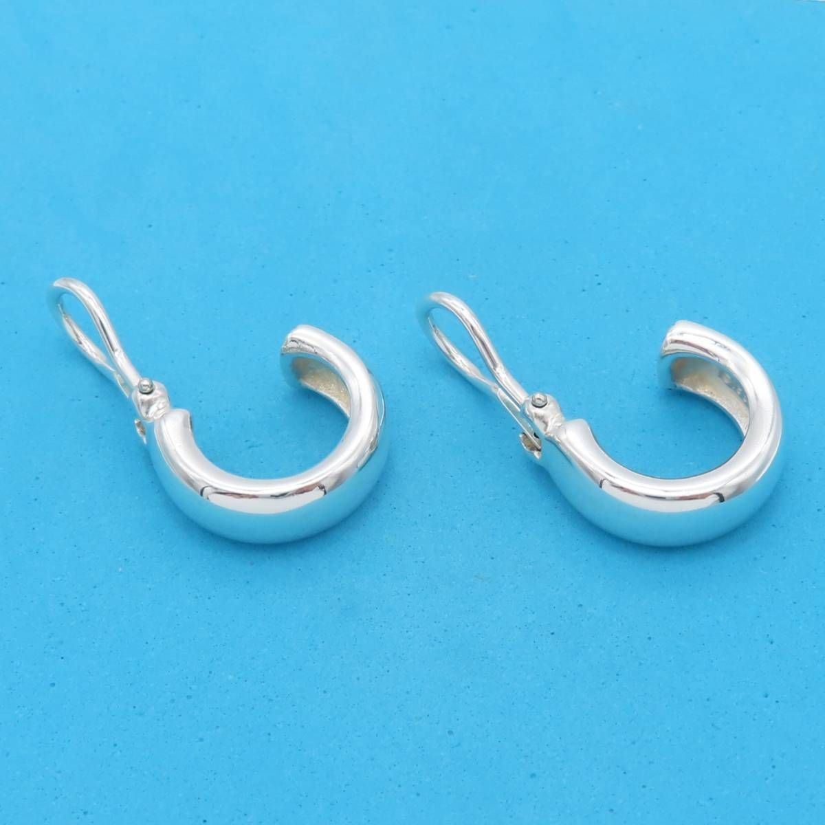 極美品 オールドティファニー フープ イヤリング シルバー925 楽天市場】【ティファニー】Tiffany ヴィンテージ チャンキーフープ