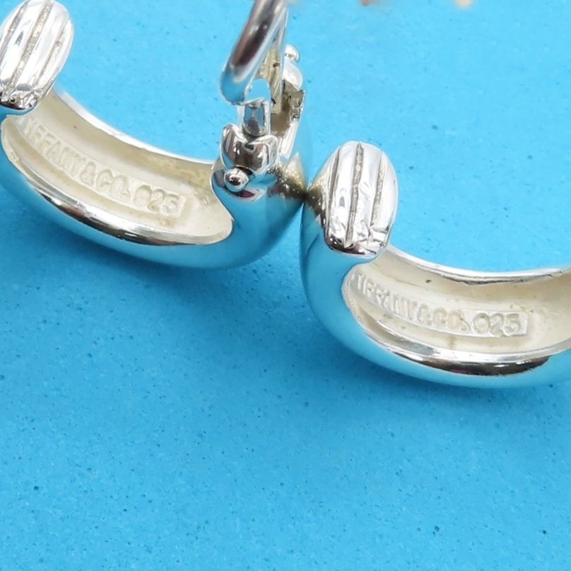 極美品 オールドティファニー フープ イヤリング シルバー925 楽天市場】【ティファニー】Tiffany ヴィンテージ チャンキーフープ