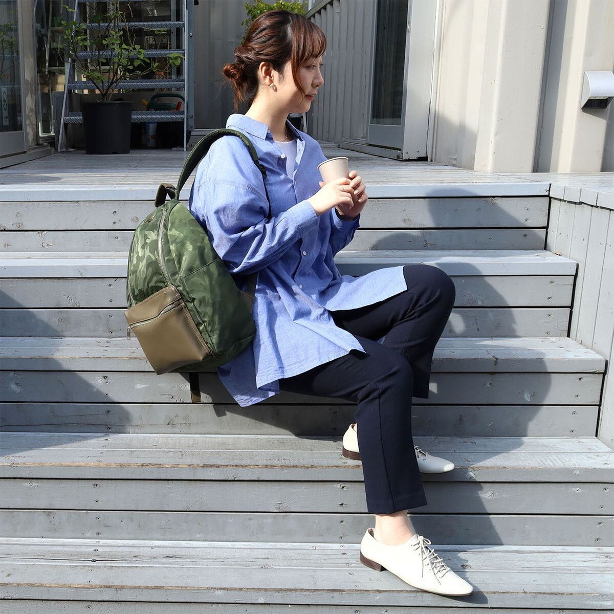 柄生地10ポケット A4対応リュック A4収納可能 2025新作 COOCO 送料無料 即日発送 2025新作【COOCO】柄生地10ポケット A4対応リュック A4収納可能 - メルカリ