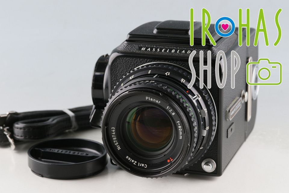 Hasselblad 500C/M + Carl Zeiss Planar T* 80mm F/2.8 C Lens + A12