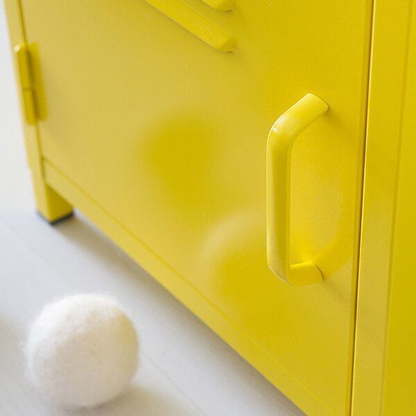 スチールロッカーキャビネット イエロー 組立品 コレクション