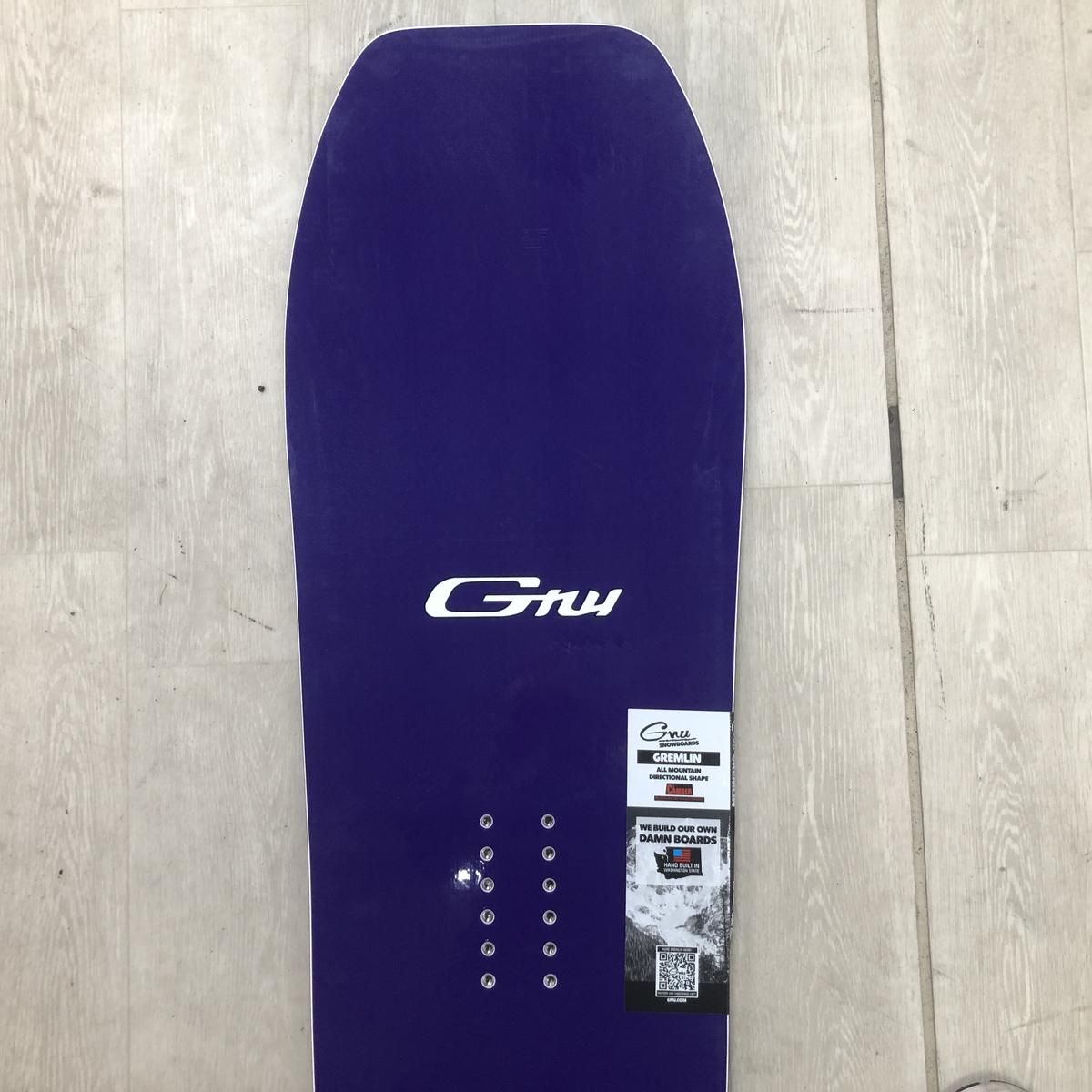 スノーボード GNU グヌーGREMLIN グレムリン 155 cm ネイビー 24 SN 012 相