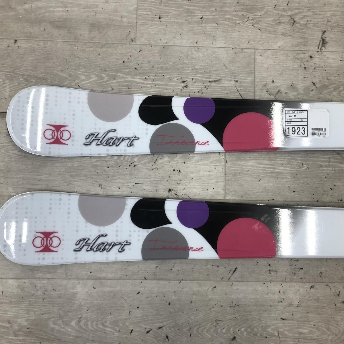 ☆未使用☆ スキー板 HART ハート イノセンス ホワイト×グレー 142cm