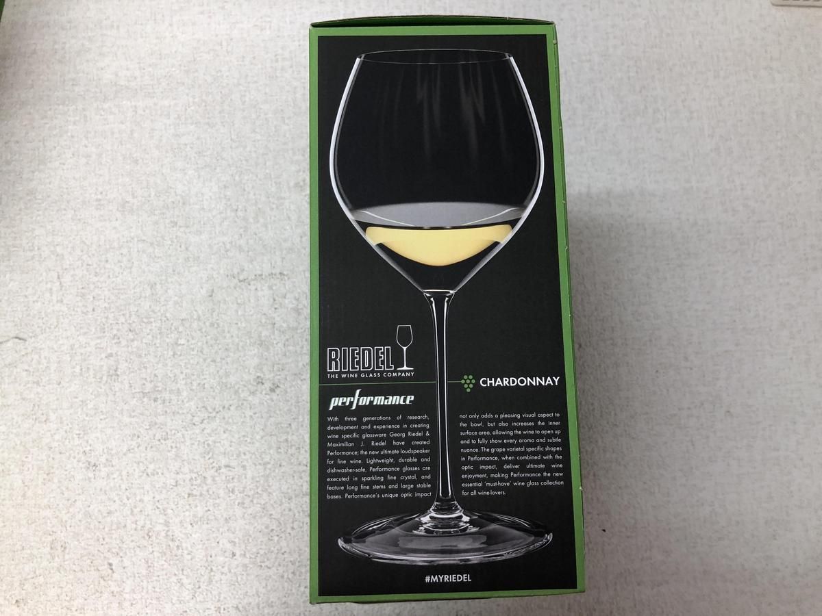  ワイングラス RIEDEL リーデル パフォーマンス シャルドネ ペア 6884 97 ×3点 相 ワイングラス アルコールグラス