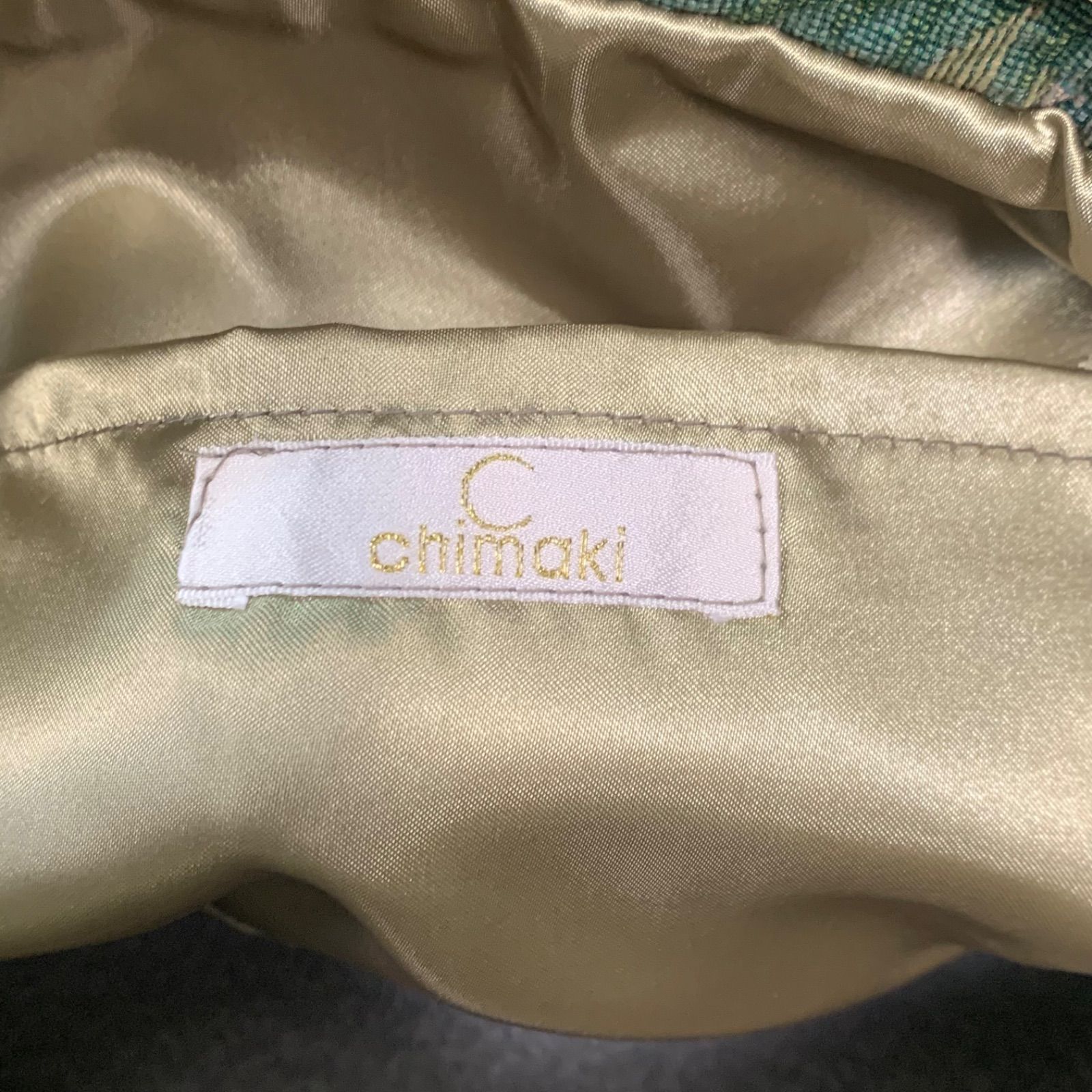 最終値下げ 美品 chimaki 日本製 フリル レース 花 ショルダーバッグ 