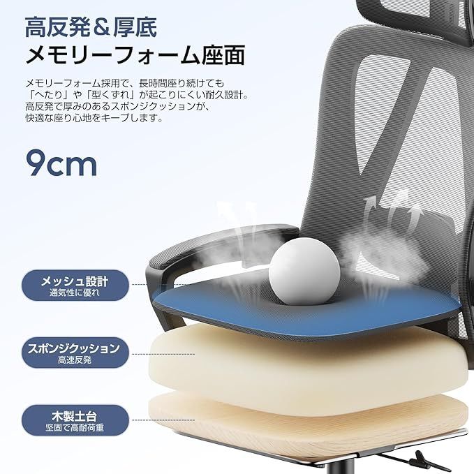 リクライニング